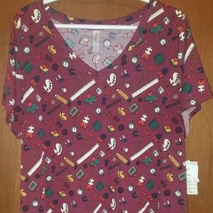 LLR Maroon Teacher Christy Tee - 2XL